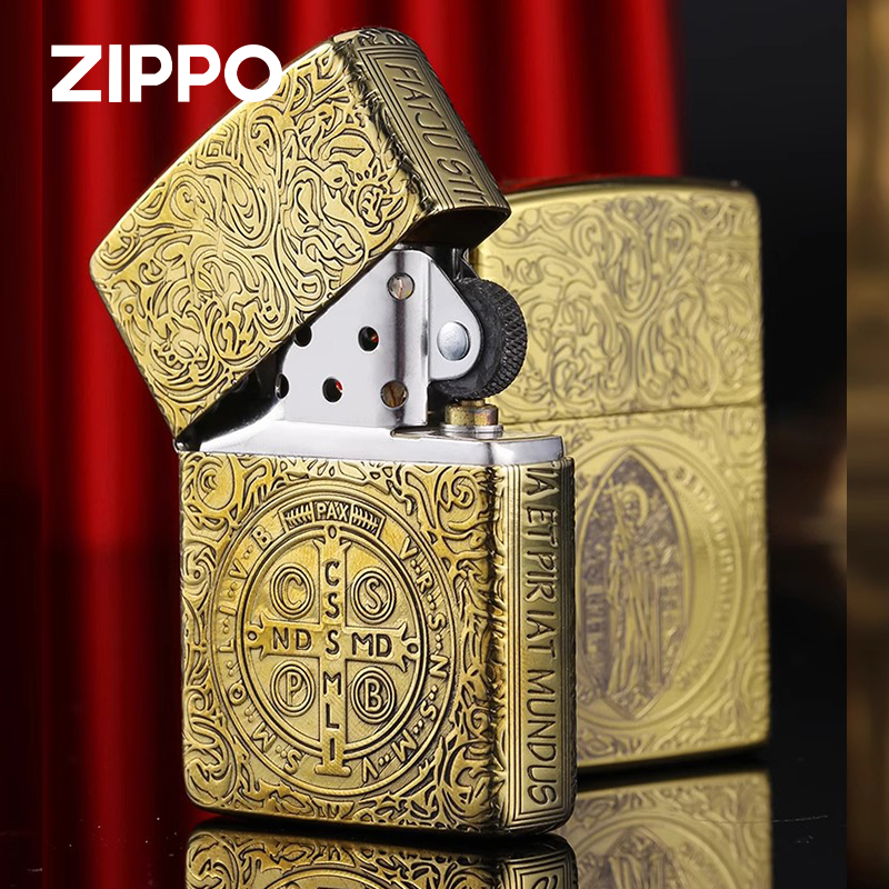 Zippo正品康斯坦丁牧恶灵挽歌 正品防风煤油打火机送男友送礼收藏