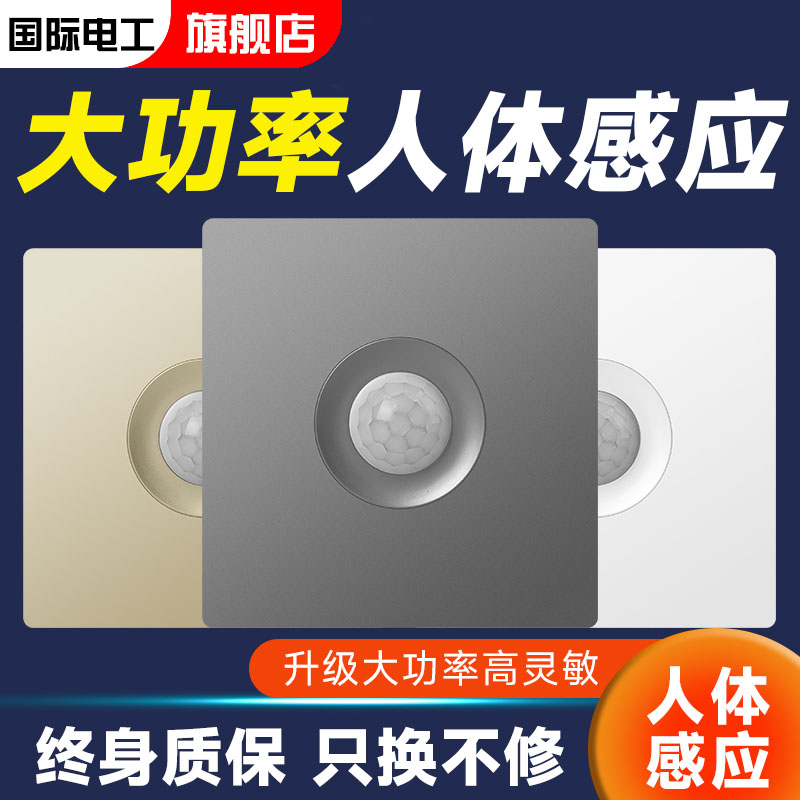 国际电工人体感应开关智能感应