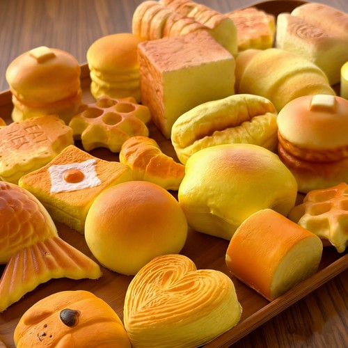 高颜值仿真面包慢回弹捏捏乐随心配创意解压神器儿童益智玩具礼物