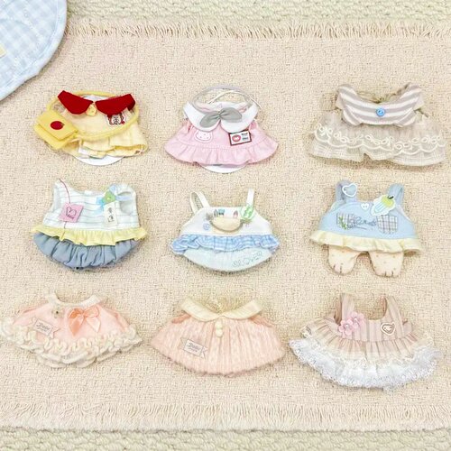 20cm10cm海星体棉花娃娃衣服换装