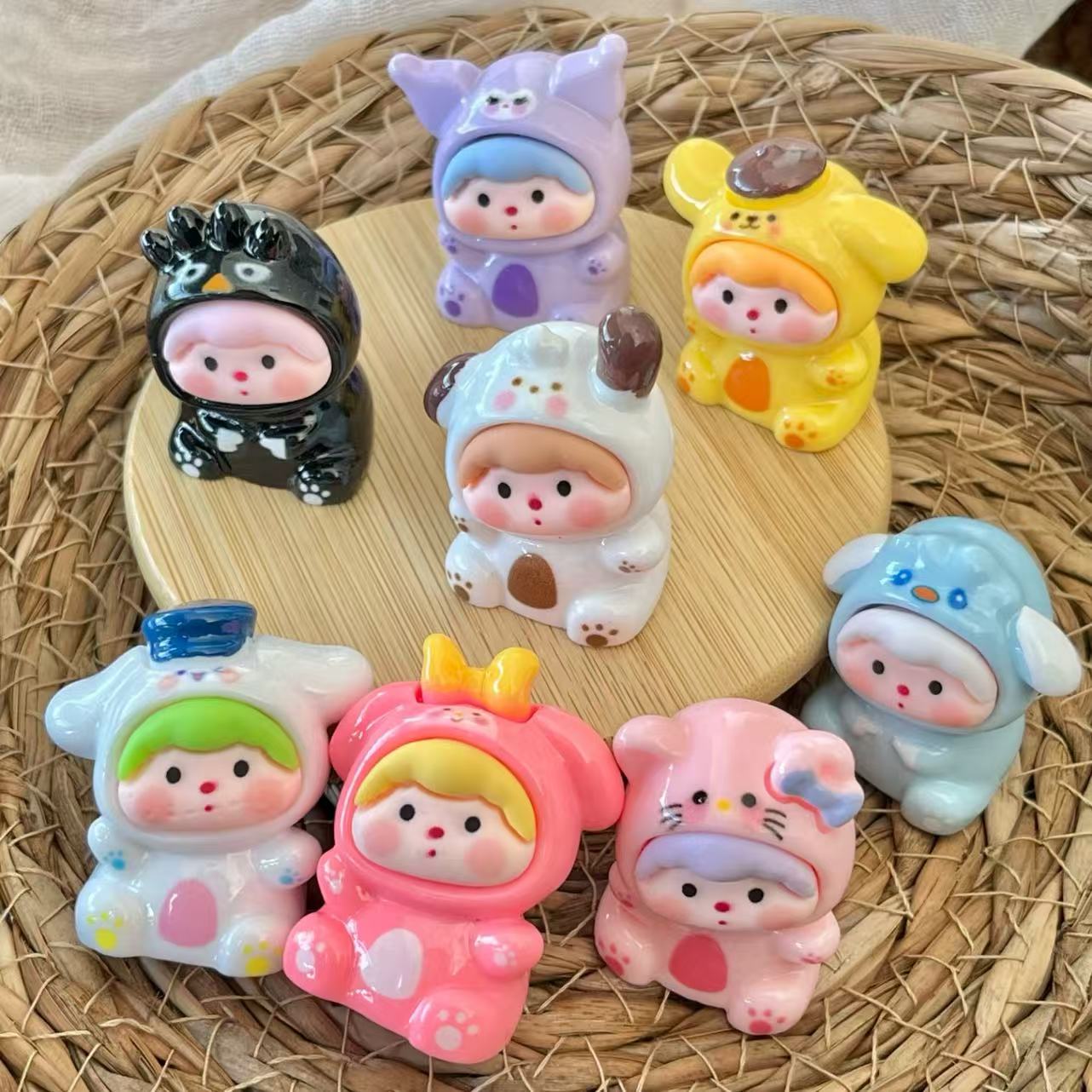 高颜值可爱树脂萌粒盲盒