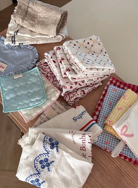 棉花娃娃衣服制作布料小碎花裙子手工diy材料包百搭ins花边装饰