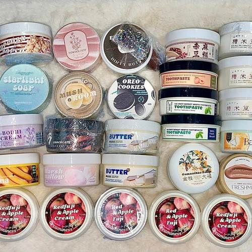 网红爆款起泡胶高颜值史莱姆水晶泥盲盒随心配儿童无毒减压玩具