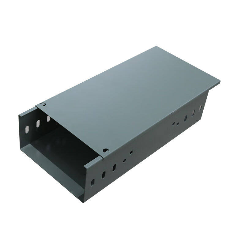 旭日昌防火槽式桥架弱电防火金属桥架线槽隔板300*100mm壁厚1.5mm