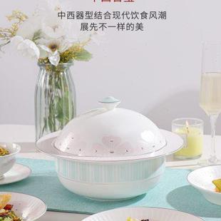 陶瓷碗吃面碗饭碗大碗汤吃饭碗单个碗骨瓷碗u. 碗家用创意餐具欧式