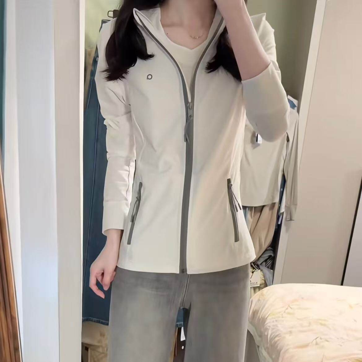 防晒衣女款夏季2026新款修身立领防紫外线防晒服户外轻薄凉感外套