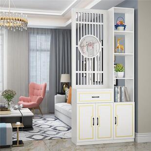 屏风隔断装饰轻奢玄幻柜客厅简约现代入户门厅镂空玄关柜鞋柜一体