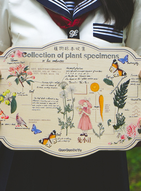 超大号压花板押花器植物标本制作工具手工自制干花水果片树叶diy