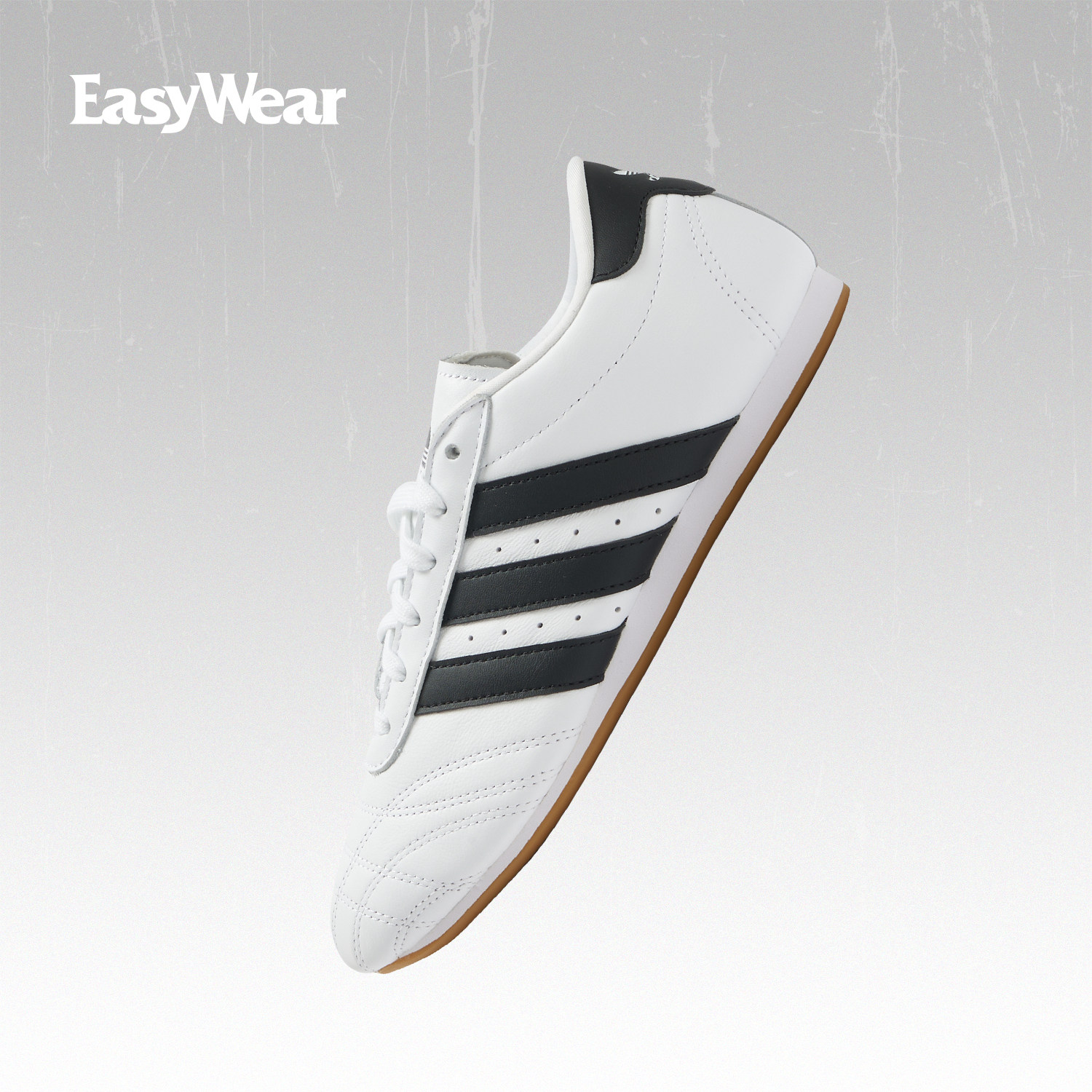 阿迪达斯Adidas Originals Taekwondo百搭白黑色情侣休闲鞋JS1194