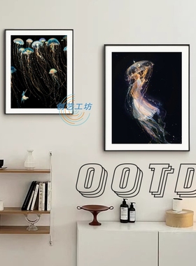 创艺 天野喜孝画作Yoshitaka Amano卧室插画装饰画天野流艺术挂画
