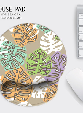 INS小清新简约办公护腕鼠标垫硅胶鼠标垫滑鼠垫mousepad