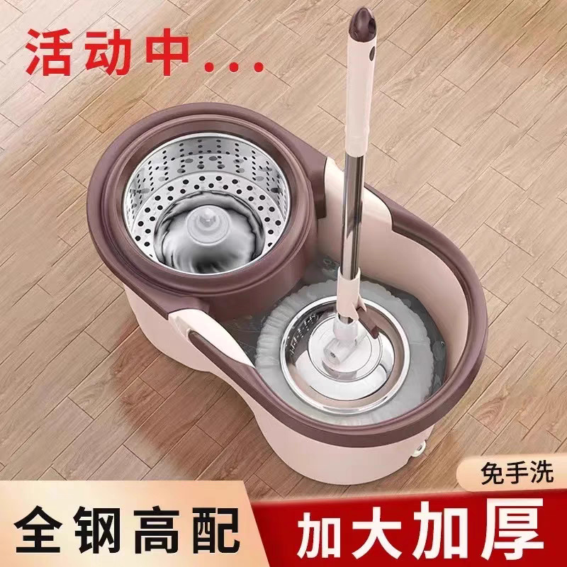 旋转拖把加厚免手洗拖地一拖净懒人拖布拖地板家用墩布双驱动脱水