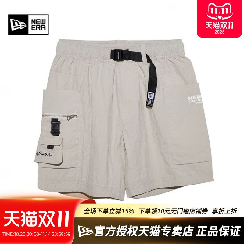 NewEra纽亦华多口袋工装运动短裤
