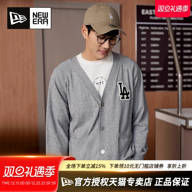 NewEra纽亦华MLB春秋NY潮流LA轻薄羊毛衫针织衫开衫外套13512333