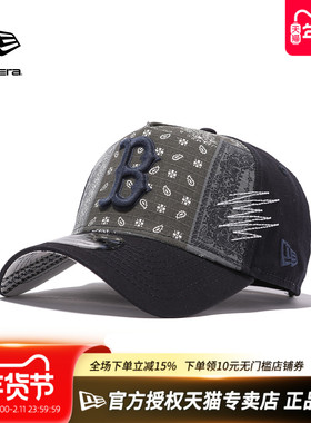 NewEra纽亦华MLB男女款940AF硬顶弯檐拼接潮流休闲棒球帽14363533