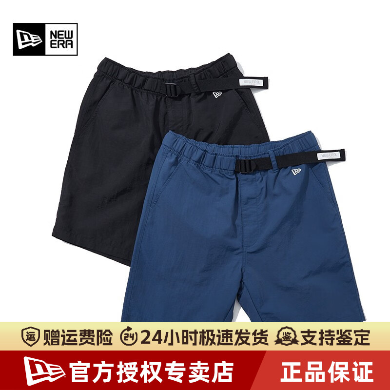 NewEra纽亦华男女款夏季透气舒适含腰带运动休闲五分短裤13075391