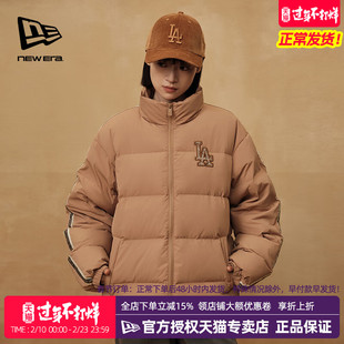 New Era纽亦华MLB秋冬男女款复古加厚保暖NY面包羽绒服14112306