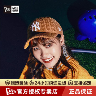 New 纽亦华男女940硬顶弯檐MLB刺绣NY毛线棒球帽 Era官方授权正品