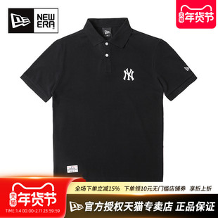 New Era纽亦华MLB男女款运动潮流商务翻领短袖T恤POLO衫12848783