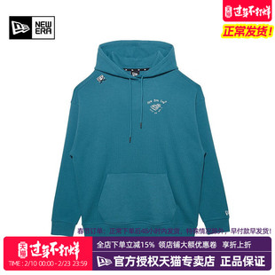 NewEra纽亦华春秋男女款华夫格印花潮流休闲连帽运动卫衣13350907