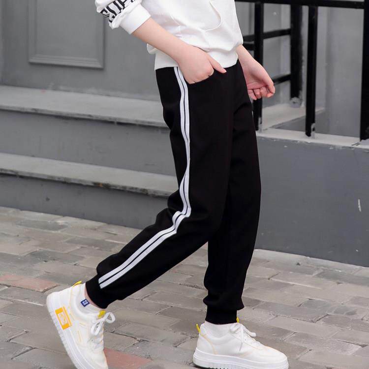 女童运动裤春款长裤2025新款卫裤春秋中大童儿童休闲裤校服学生裤