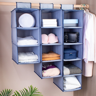 牛津布挂袋挂式收纳袋多层挂袋包包衣柜收纳架悬挂式内衣收纳挂袋