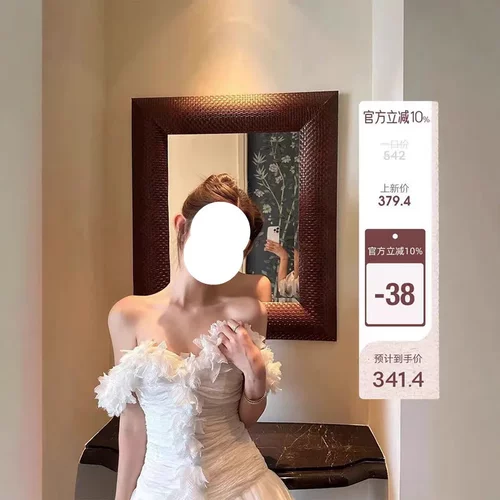 早安樊樊vtg花漾中古重工打褶花朵小衫梦幻浪漫背心吊带上衣