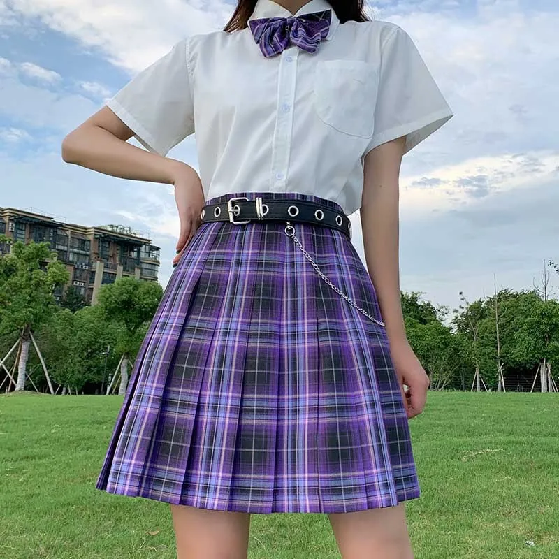 甜心风暴jk葵子制服裙女正版原创日系格子短裙校供感百褶裙