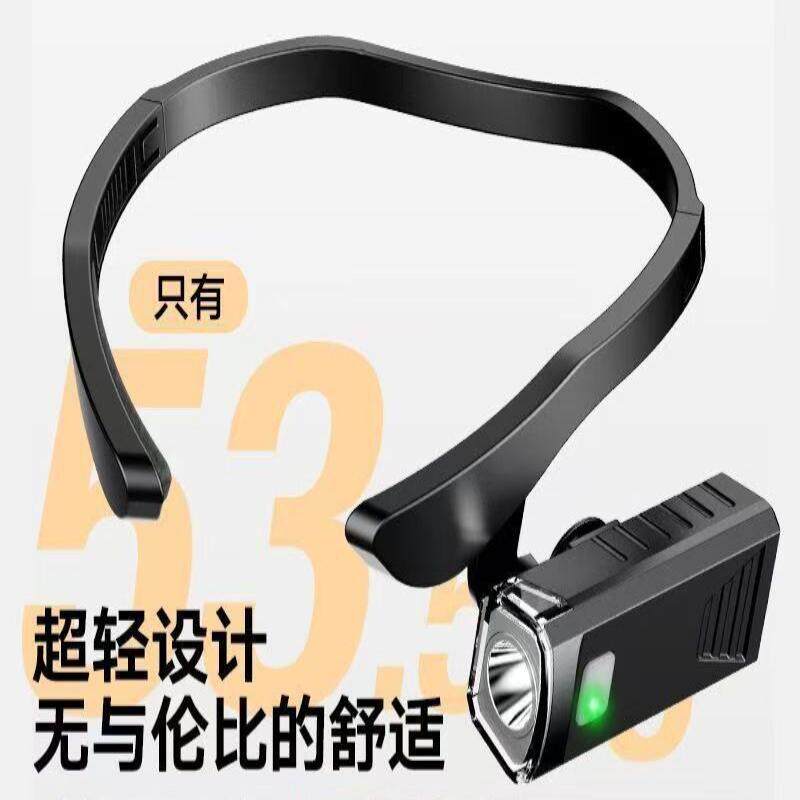 2026新款感应挂耳头灯强光充电户外登山钓鱼专用手电筒工作照明灯