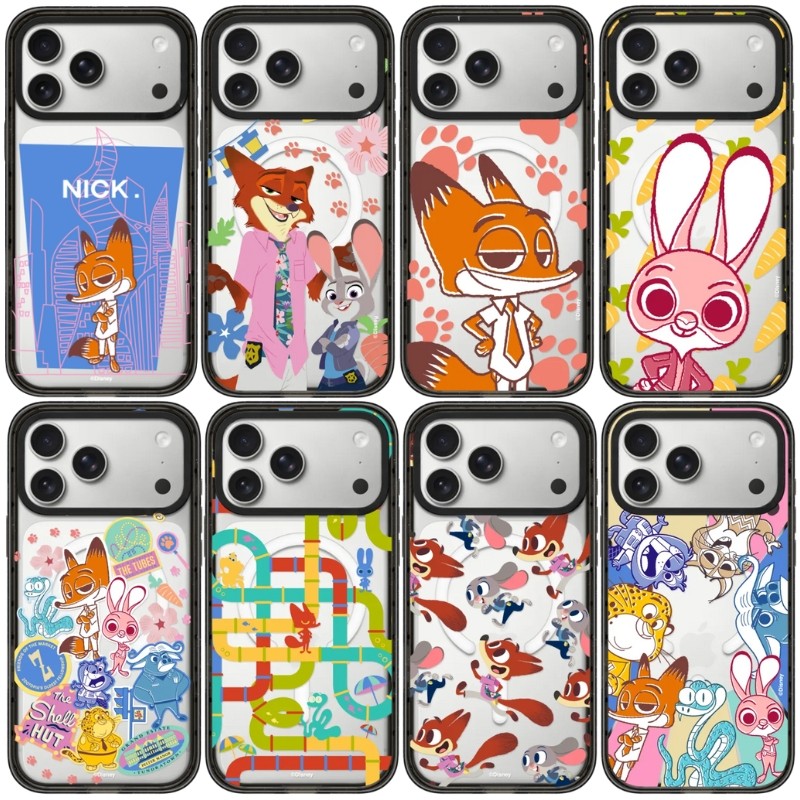 疯狂动物城iphone17promax手机壳防摔磁吸亚克力magsafe镜面保护套适用于苹果16pro/15/14可爱创意个性高级