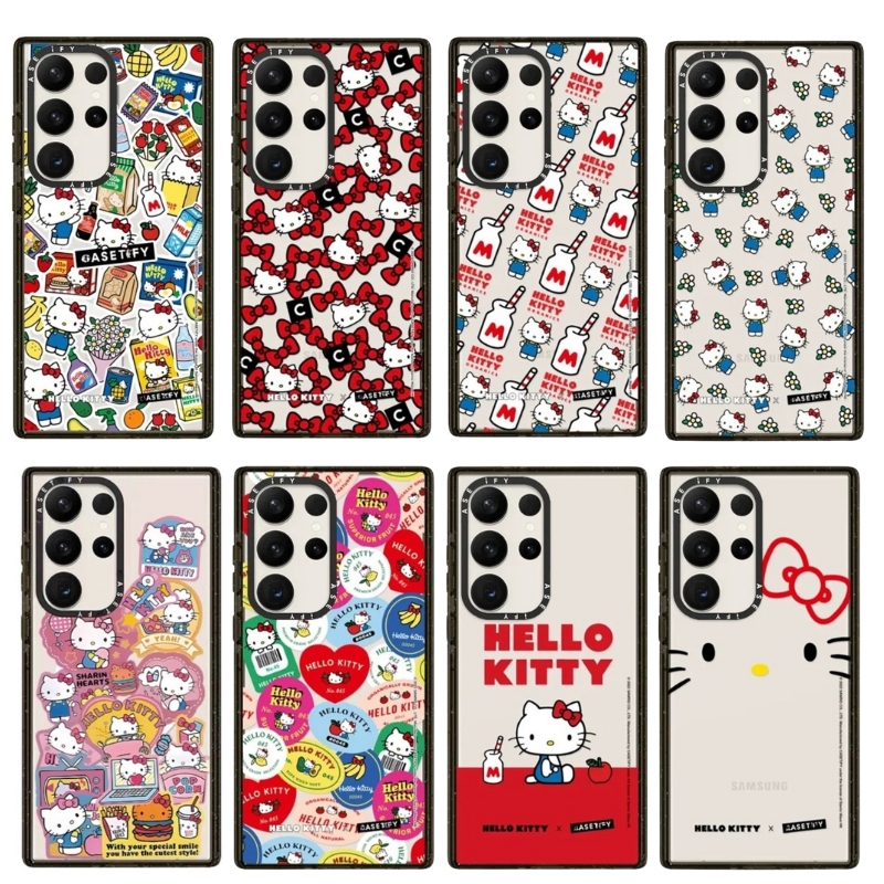 CASE Hellokitty 手机壳磁吸magsafe亚克力防摔保护套适用于三星Galaxy S25ultra/S25/S24/S23ultra可爱个性