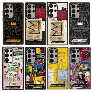 皇冠涂鸦手机壳磁吸magsafe亚克力防摔保护套适用于三星Galaxy S25ultra/S25/S24/S23ultra创意个性潮酷