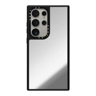 纯色素材手机壳磁吸magsafe镜面防摔保护套适用于三星Galaxy S25ultra/S25/S24/S23ultra创意个性ins风