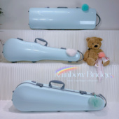 薄荷曼波 珠光系列薄荷绿色碳纤维小提琴盒1.7kg～2.1kg 高强度