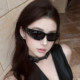 猫眼墨镜女士复古方圆脸眼镜偏光高级感防紫外线太阳眼镜拍照镜片