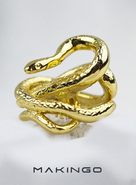 Makingo灵蛇键帽单个键盘帽客制化高级金属个性键帽生日圣诞礼物