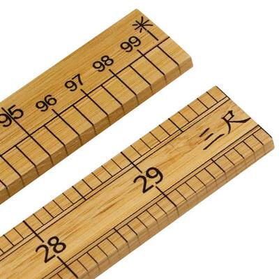 包邮 塑料米尺 教学用直尺100cm木头直尺钢尺竹尺  1米 2厘米