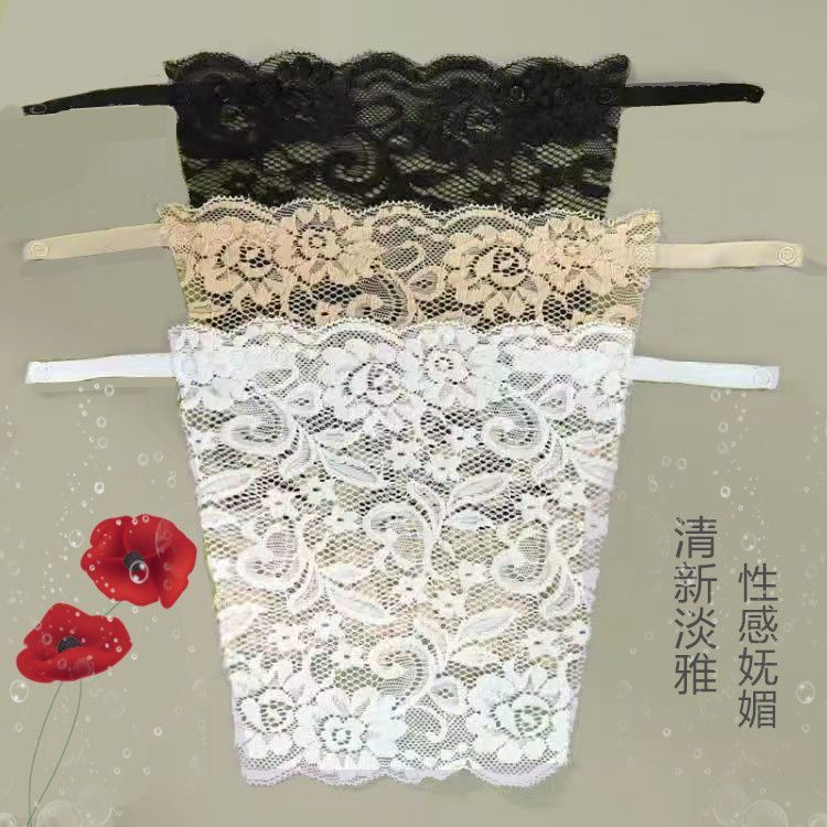夏季一片式无痕防走光防漏抹胸
