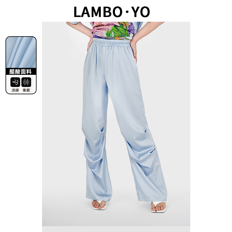 LAMBOYO宽松设计感长袖衬衫