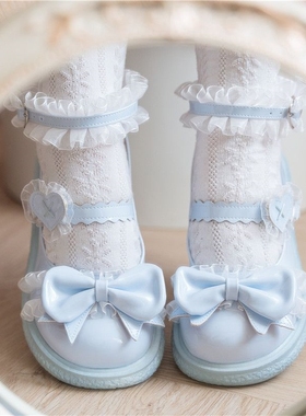 可爱公主软妹洛丽塔鞋子萝莉彩底软底JK小皮鞋少女Lolita鞋配裙子