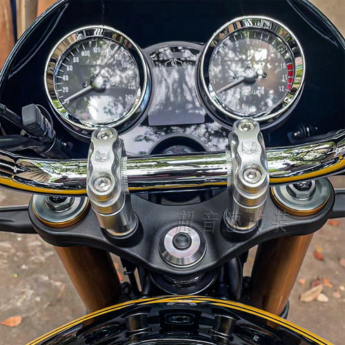 复古范带猫LOGO改装Z900RS立管盖