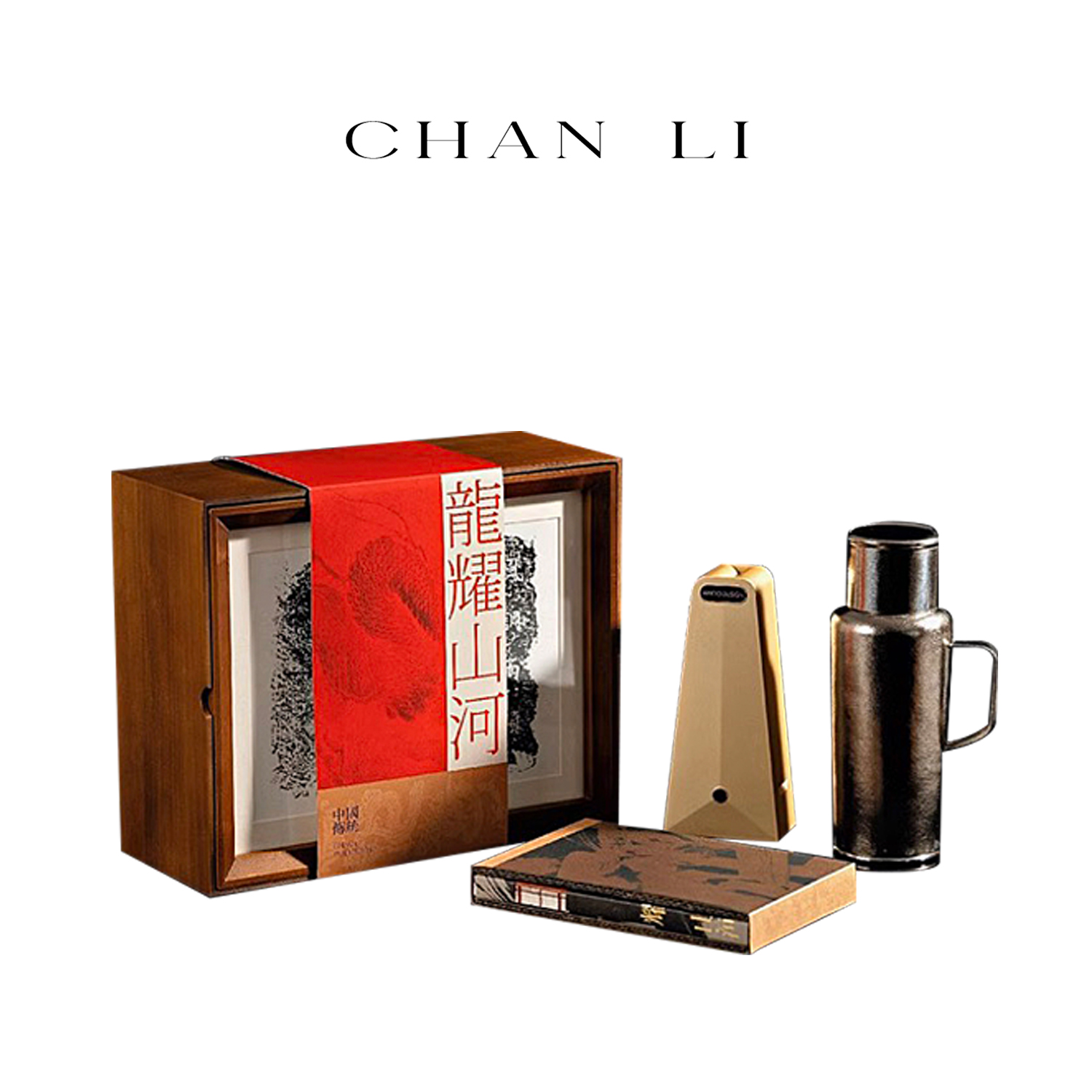 龙耀山河艺术摆件测温壶商务礼盒