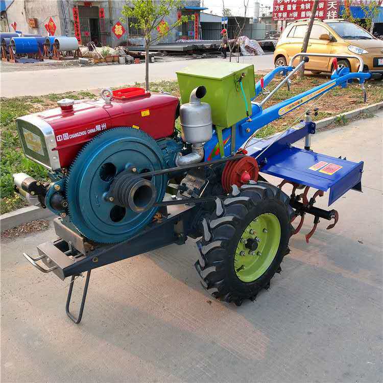 供应小型柴油手扶拖拉机 小块地用旋耕机 果园开沟培土机