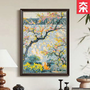 VINLAA拼图芳庭浅影成人版500片庭院风景拼图儿童礼物创意玩具