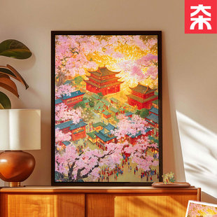 为㚓拼图1000片花耀琼楼成人休闲益智玩具生日礼物中国古风拼图