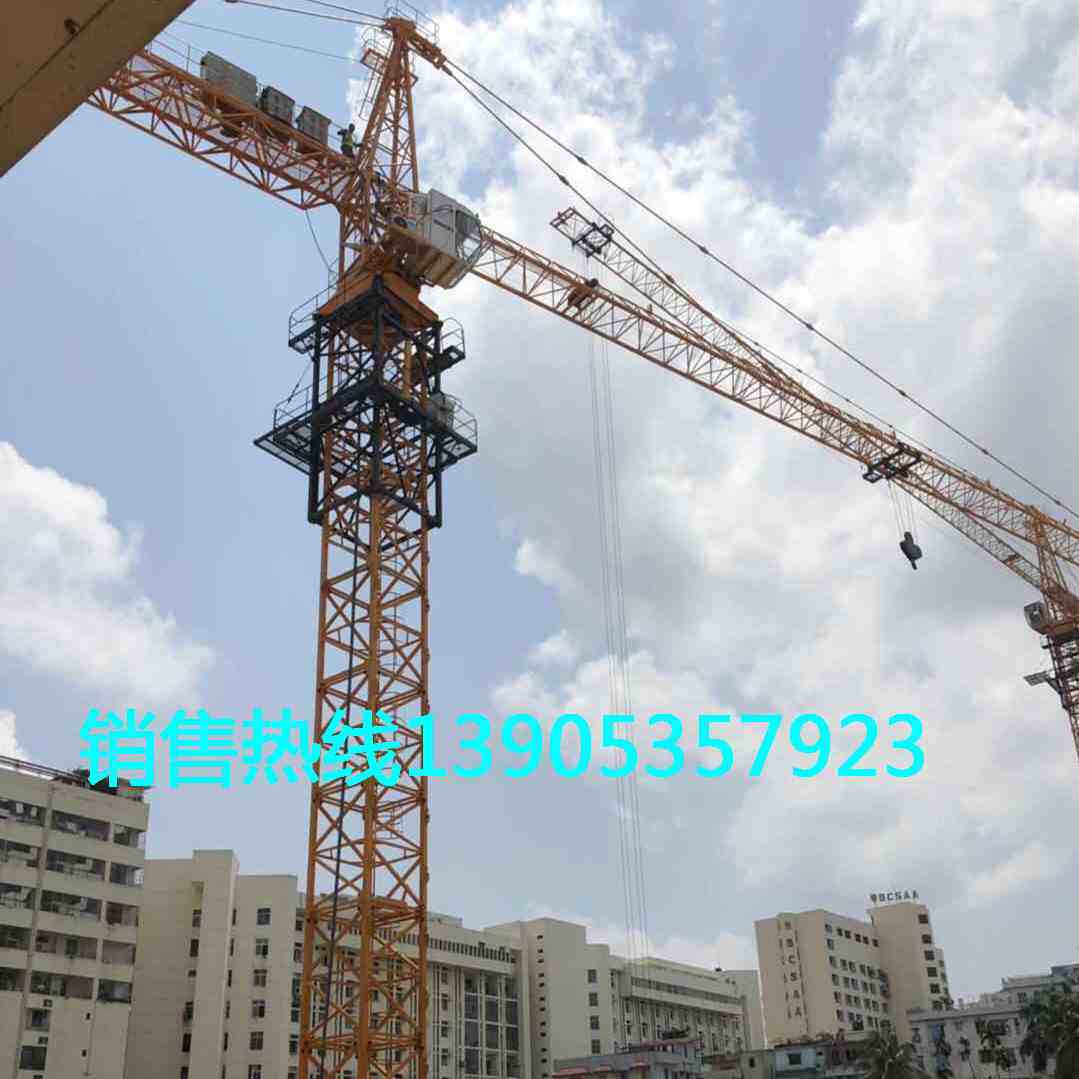 吨吨吨塔式起重质机吊塔吊内量爬动臂塔机平头塔可靠