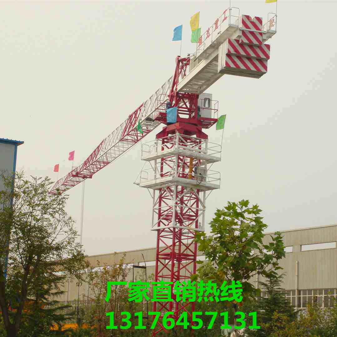 平头动臂塔载吊尖头塔机重起吨塔式重机塔机吊机