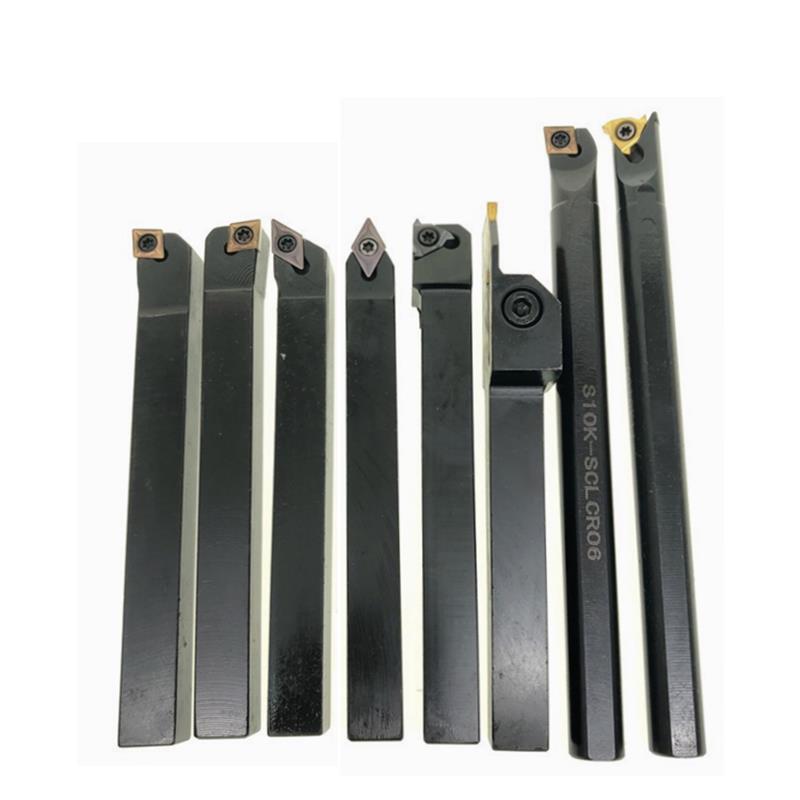 8件套数控车刀套装10x10/8x8数控小车刀杆刀片仪表车床机夹小车刀