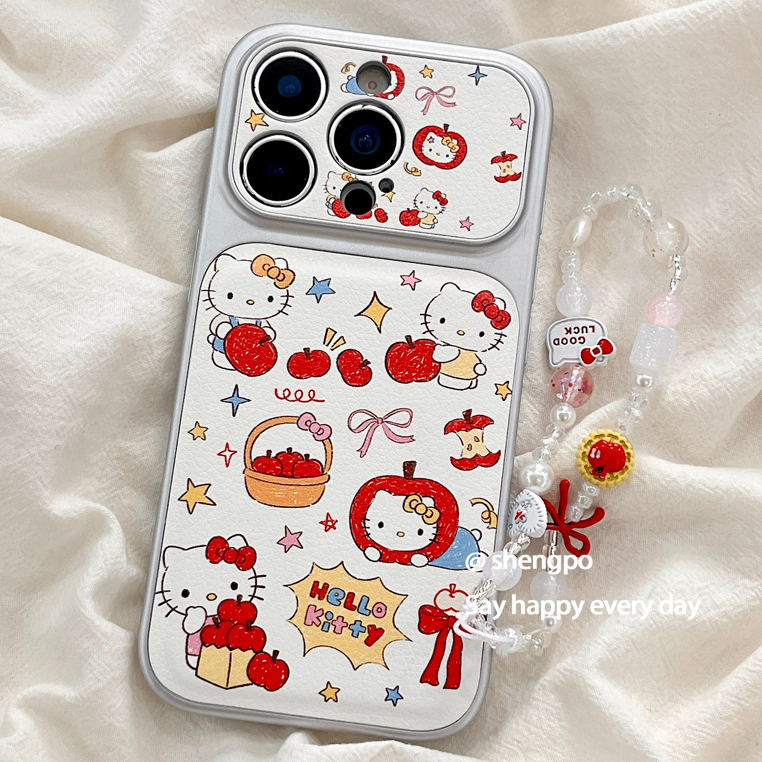 涂鸦苹果hellokitty可爱适用iPhone17promax皮质手机壳17苹果16promax防摔新款15pro女14全包15硅胶16保护套,3C数码配件,手机保护套/壳,淘宝优惠券,粉丝福利购,淘宝优惠卷