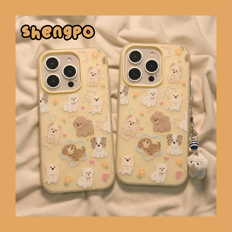苹果手机壳有趣的可爱卡通小狗